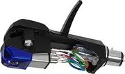 Audio Technica AT-XP3/H Headshell/DJ Cartridge Combo Kit (Black/Blue)