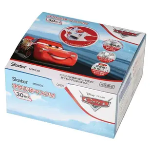 【震撼精品百貨】汽車總動員_Cars~日本Disney 閃電麥坤Cars3層不織布兒童立體口罩(30枚入)*58489