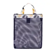 ; Outdoor Travel Mesh Wash Bag Pack Storage Pouch Summer Beach Swim Handbag YELLOW COLOR