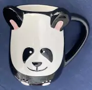 Panda Bear Coffee Cup Mug by Tag Collectors Black & White - FREE Shipping
