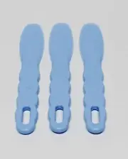 DENTAL LAB ERGONOMIC PLASTIC MIXING SPATULA FOR ALGINATE IMPRESSION 3PCS BLUE