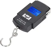 [PerGar] Fish Scale, Portable Luggage Scale 50kg/110lb Hanging Scale Fishing Scale, Electronic Digital Suitcase Weight Scale Travel Bag Hanging Weighing Scale for Shopping Fishing