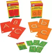 Didax Tactile Sandpaper Complete Bundle (Lowercase, Uppercase and Numbers)