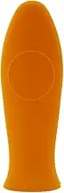 Pot Handle Cover Cookware Silicone Shell Anti-scalding Protector Grip Protective Pad Heat Resistant Covers for Home Restaurant, Orange