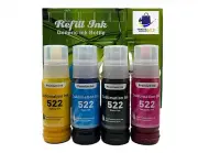 Sublimation 522 Ink Refill Compatible Epson ET2720 2760 2803 2800 2850 4800 2400