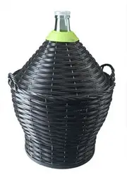 Demijohn 54L in Basket with Tap