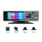 Android 8.1 4CHs record 360° view GPS navigation Car Dvr video recorder DashCam
