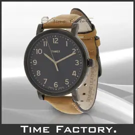 【時間工廠】全新 TIMEX 天美時 美國知名品牌 INDIGLO 夜光面三針錶 T2N677