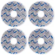 4x Mop Pads for Ecovacs Deebot X1 Series Robot Vacuum Cleaners