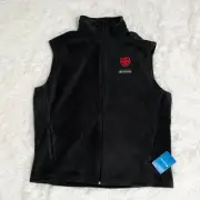 Men Columbia Steens Mountain Vest Fluer De Lis in Charcoal Heather Extra Large