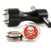 2 x 15g Deluxe Tour Weights +Black Wrench for Scotty Cameron Putters, Skull, Red