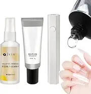Strong Nail Glue | Solid Nail Glue | Glue | Long Lasting Nail Glue | Nail Polish Adhesive, Solid Gel Nails Glue, Nails Salon Glue, Nails Glue Kit, for Applications
