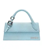 Jacquemus Chiquito Embossed Top Handle Bag One size Blue