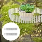 2pcs Edgings Garden Picket Fence Landscape Picket Fence Wooden Garden Palisade