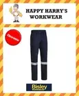 Bisley Original Cotton Drill Work Pant With 3M Tape BP6007T NEW WITH TAGS!