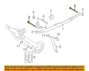 CHRYSLER OEM 94-22 2500 Suspension Components-Spring Bolt 6504782
