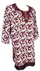 Sante Classics Paisley Tunic Top / Nightgown / Swimsuit Cover-One Size, 12-14