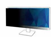 3M Privacy Filter for 34" Monitor with Large Display Attachment, 21:9