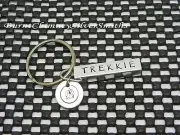 TREKKIE - A Custom Hand Stamped Aluminum Key Chain Star Trek Geek Gift