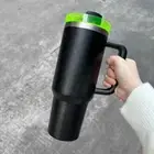 5 Pack - 40oz Tumbler Cup with Handle & Straw Vacuum Insulated Travel Mug