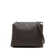 [Khaite] Khaite Lina Zip-top Leather Shoulder Bag ONE SIZE BROWN