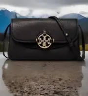 Tory Burch Women's Miller Crossbody Bag/ Wallet/Black/$348