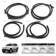 Fits Mitsubishi Pajero Sport 2008 - 15 Set 4Dr Opening Door Weatherstrip Seal