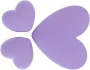 3pcs Box Charging Cable Accessories Charger Case Decal Cable Protective Cover Heart Patch Lovely Cable Protector Heart Patch Embellishments for Crafts Hearts Plastic Lavender
