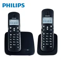 在飛比找樂天市場購物網優惠-PHILIPS 飛利浦 2.4GHz 數位無線電話 子母機 