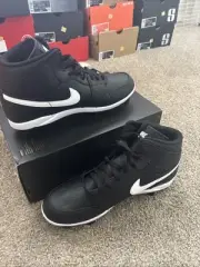 Nike Air Jordan 1 Retro MCS Men's Baseball Cleats Black Size 11.5 AV5354-011
