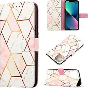 Fashion Card Slots flip Cover Apple iPhone 14 14 Max 14 Pro 14 Pro Max Phone Cases Painted Marble Wallet Clip iPhone 14 14Max 14Pro 14ProMax Covers (4,iPhone 14)