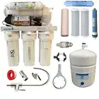 Reverse Osmosis Water Filter Purifier + Pump + 75GPD RO Membrane Filters ROP-5-G