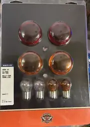 OEM Harley Davidson Multi Fit Turn Signal Lens Kit Bullet 69304-02 New in Pack