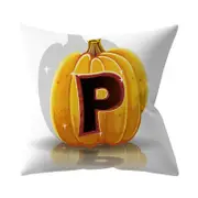3 Pcs Halloween Series Letter Printing Throw Pillow Cover for Home Living Room Sofa Decor P_45*45cm