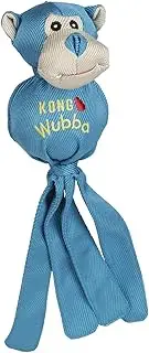 KONG Wubba Ballistic Friends Dog Toy - Blue Monkey - Large