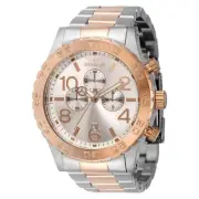 Invicta Men's Watch Specialty Chronograph Silver Tone Dial Bracelet 40604
