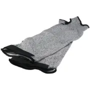 1Pair Gardening Sleeves Thin Skin Thumb Hole Grey Arm Protectors Kitchen