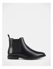 [Hush Puppies] Banjo Boots in Black