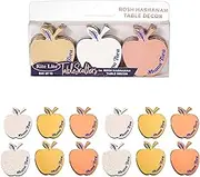 Shana Tova Table Scatters Rosh Hashanah Decorations Confetti Style Centerpiece Fillers Jewish New Year Gifts Party Favors Presents for Her Hostess Accessories Set of 12 Foiled Apples