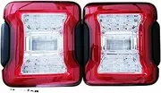 Car Light Tail Lights for Jeep for Wrangler JL 2018 2019 Reverse Tail Lamp 12V Daytime Running Light Brake Light (Color : US Version)