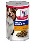 Hills Science Diet Adult 7+ Chicken & Barley Entre Dog Food 370g x 12pk