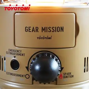 TOYOTOMI GEAR MISSION系列限定版 RR-GE25 煤油暖爐 沙色
