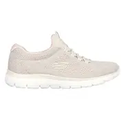 Skechers Women's Summits Fun Flair Sneakers Taupe/Pink (US 6.5-11)