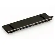 11-in-1 Most Powerful Patented Hub Notebook Base - BLACK