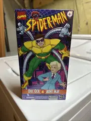 BRAND NEW Hasbro Marvel Legends Retro VHS- DOC OCK & AUNT MAY 6" Spider-Man MISB