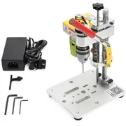 Electric Mini Drill Press, Precision Benchtop Drill Press, Two-way Hand Drill...