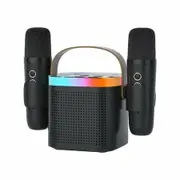 Karaoke Machine for Portable Bluetooth Speaker Wireless Microphone with 5 Sound Mode for Home Party,Gifts for Girls Boys