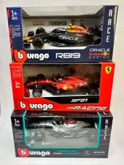 Bburago F1 Red Bull, Ferrari or Mercedes Die-Cast 1:43 Set, pick your team!!