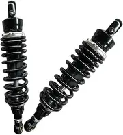 2 Pieces 320mm Spring 8MM Motorcycle 23 Segments Rear Damping Adjustment Shock Absorber Compatible With Yamaha Compatible With Kawasaki