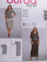 Burda Sewing Pattern 7241 Ladies Misses Skirt Size 18-34 Uncut